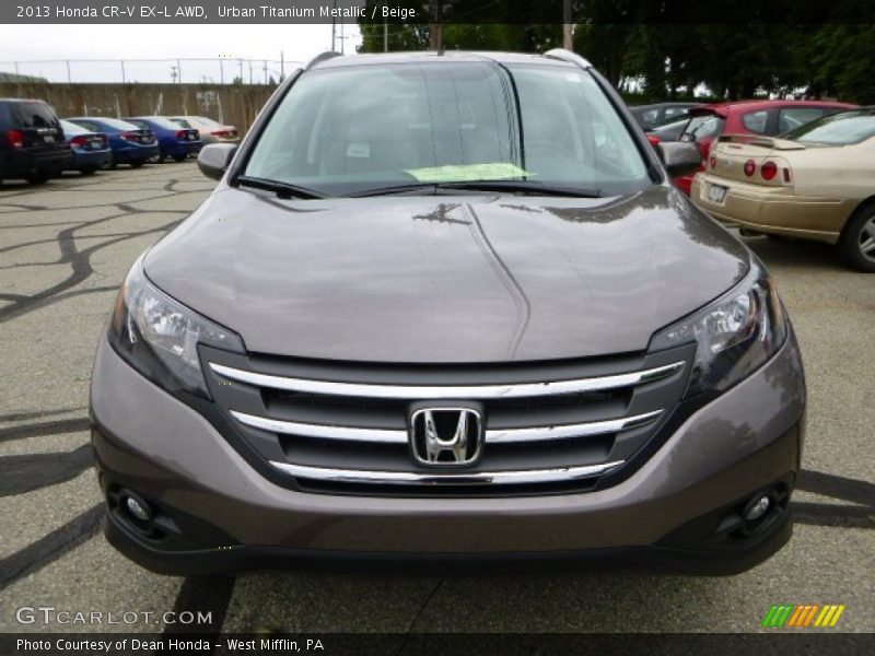 Urban Titanium Metallic / Beige 2013 Honda CR-V EX-L AWD