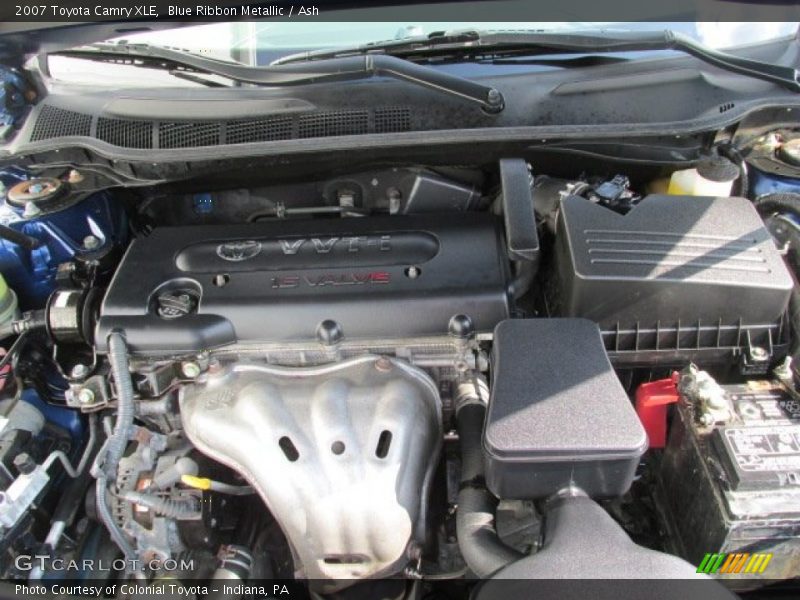 Blue Ribbon Metallic / Ash 2007 Toyota Camry XLE
