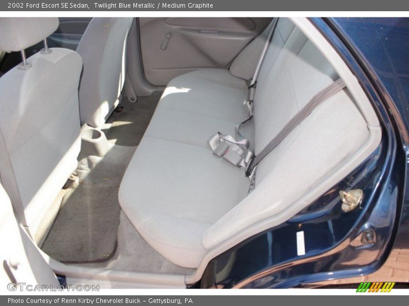 Twilight Blue Metallic / Medium Graphite 2002 Ford Escort SE Sedan