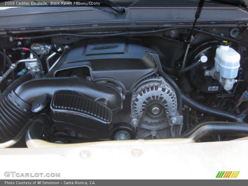 Black Raven / Ebony/Ebony 2009 Cadillac Escalade
