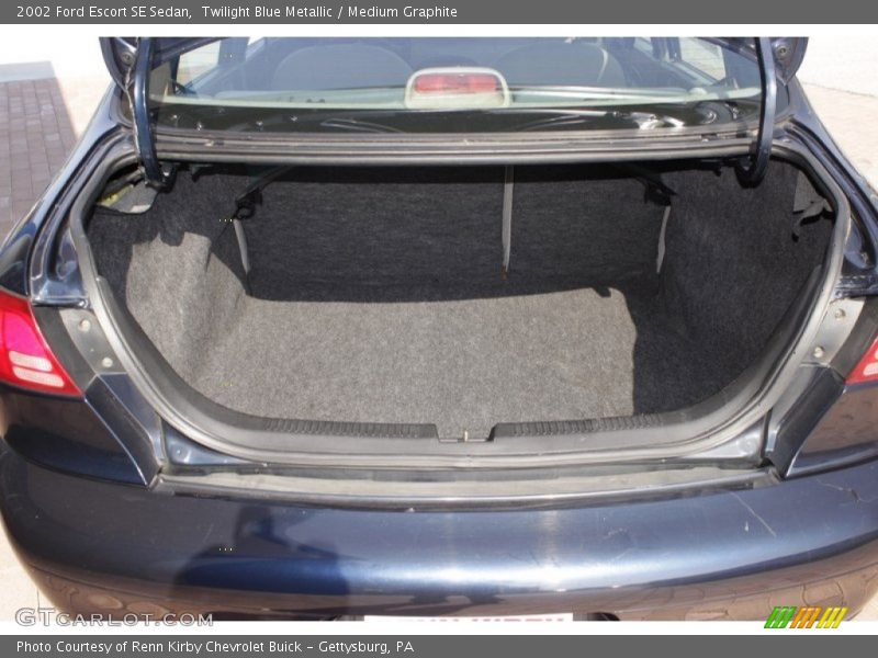 Twilight Blue Metallic / Medium Graphite 2002 Ford Escort SE Sedan