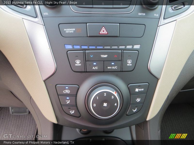 Night Sky Pearl / Beige 2013 Hyundai Santa Fe GLS