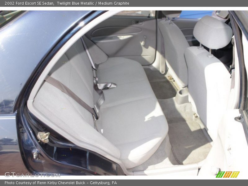 Twilight Blue Metallic / Medium Graphite 2002 Ford Escort SE Sedan