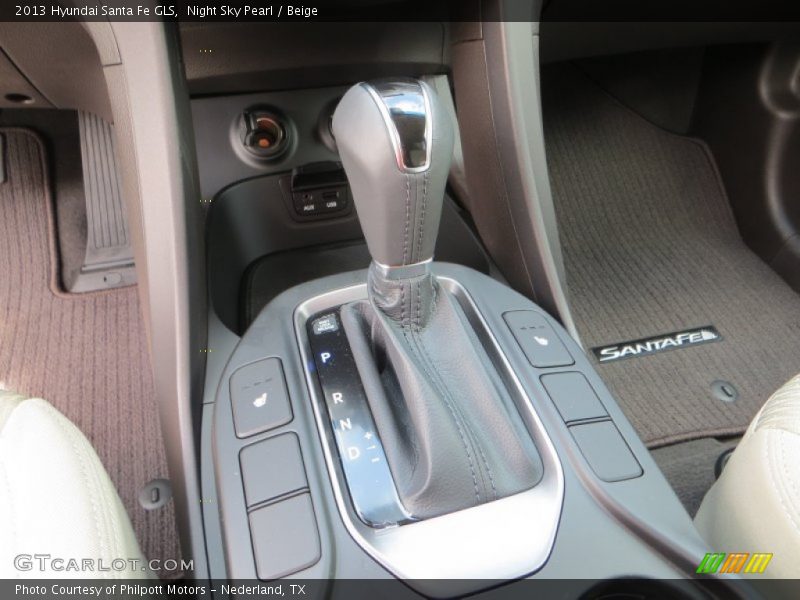 Night Sky Pearl / Beige 2013 Hyundai Santa Fe GLS