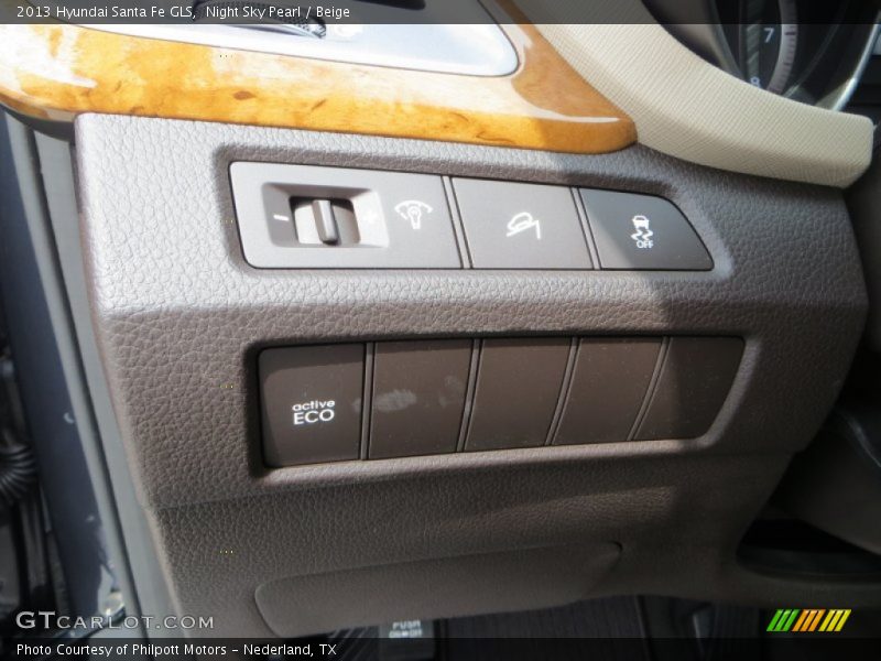 Night Sky Pearl / Beige 2013 Hyundai Santa Fe GLS