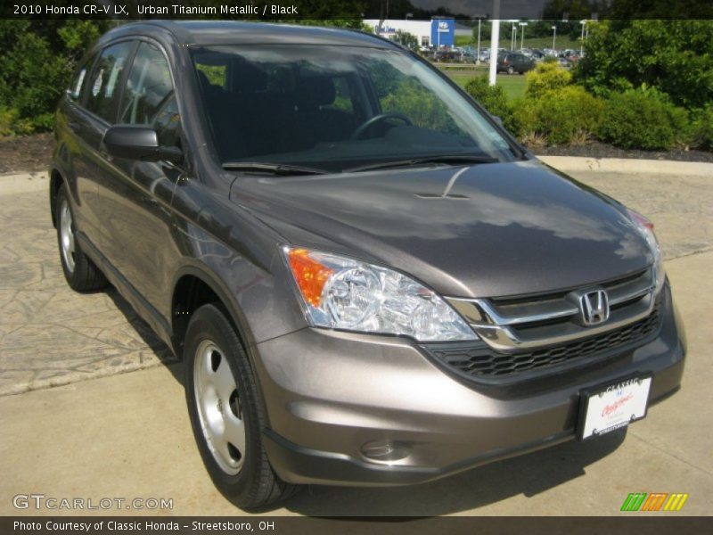 Urban Titanium Metallic / Black 2010 Honda CR-V LX
