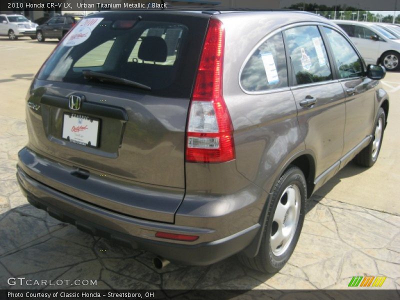 Urban Titanium Metallic / Black 2010 Honda CR-V LX