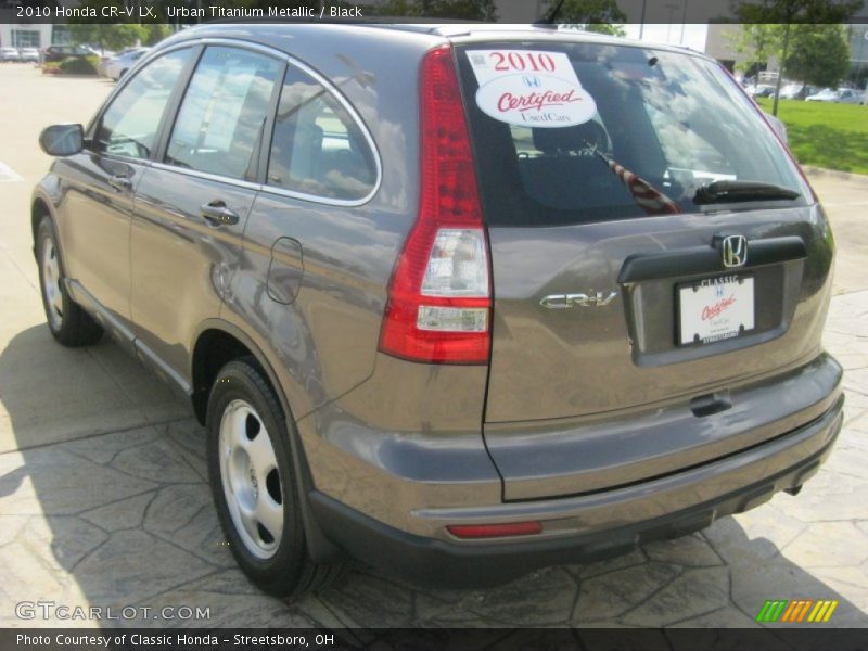 Urban Titanium Metallic / Black 2010 Honda CR-V LX