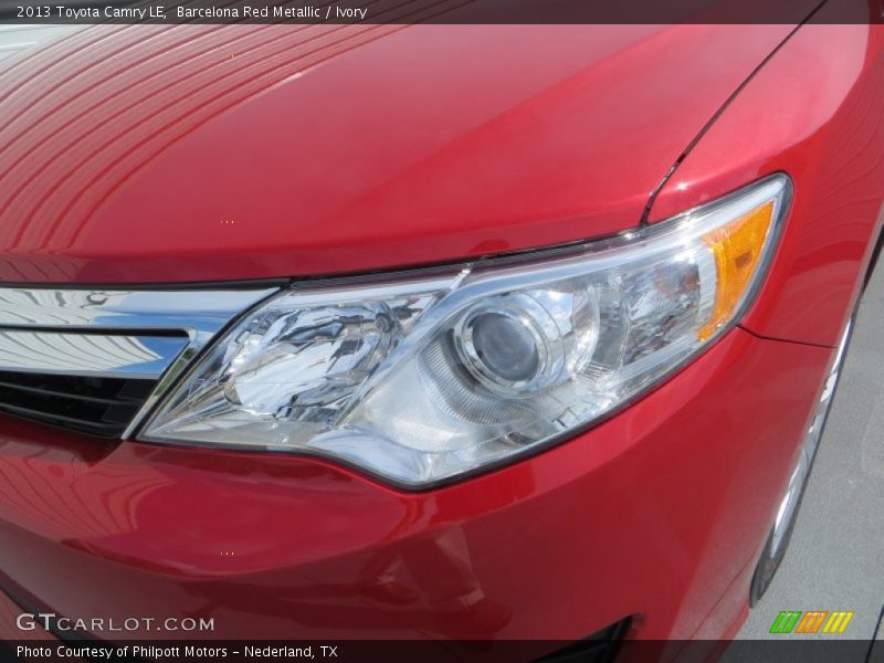 Barcelona Red Metallic / Ivory 2013 Toyota Camry LE