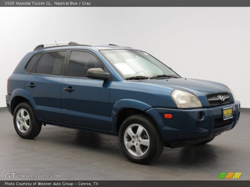 Nautical Blue / Gray 2005 Hyundai Tucson GL