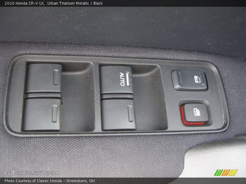Urban Titanium Metallic / Black 2010 Honda CR-V LX