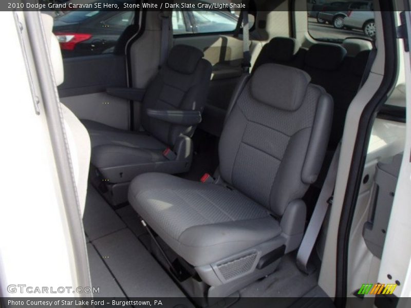 Stone White / Dark Slate Gray/Light Shale 2010 Dodge Grand Caravan SE Hero