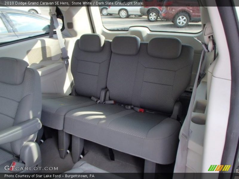 Stone White / Dark Slate Gray/Light Shale 2010 Dodge Grand Caravan SE Hero