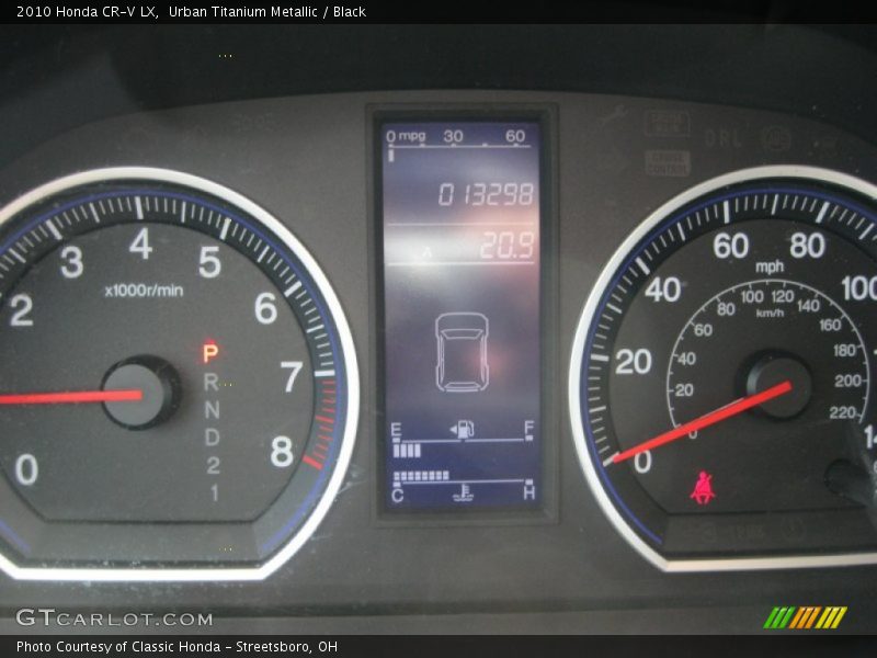 Urban Titanium Metallic / Black 2010 Honda CR-V LX