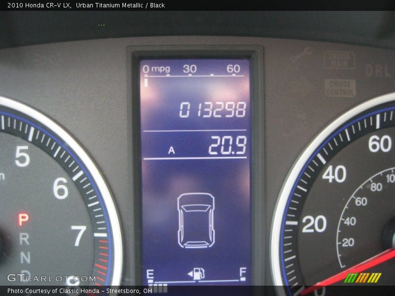 Urban Titanium Metallic / Black 2010 Honda CR-V LX