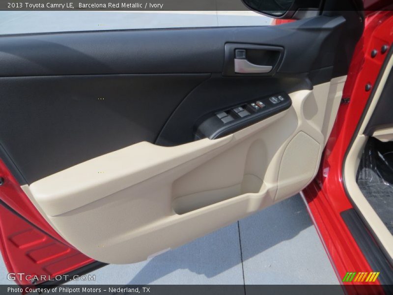 Barcelona Red Metallic / Ivory 2013 Toyota Camry LE