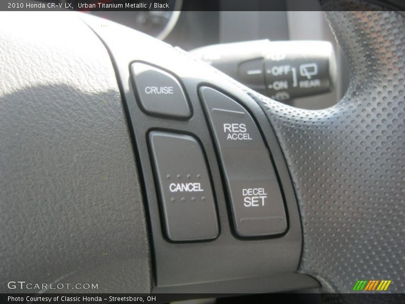 Urban Titanium Metallic / Black 2010 Honda CR-V LX