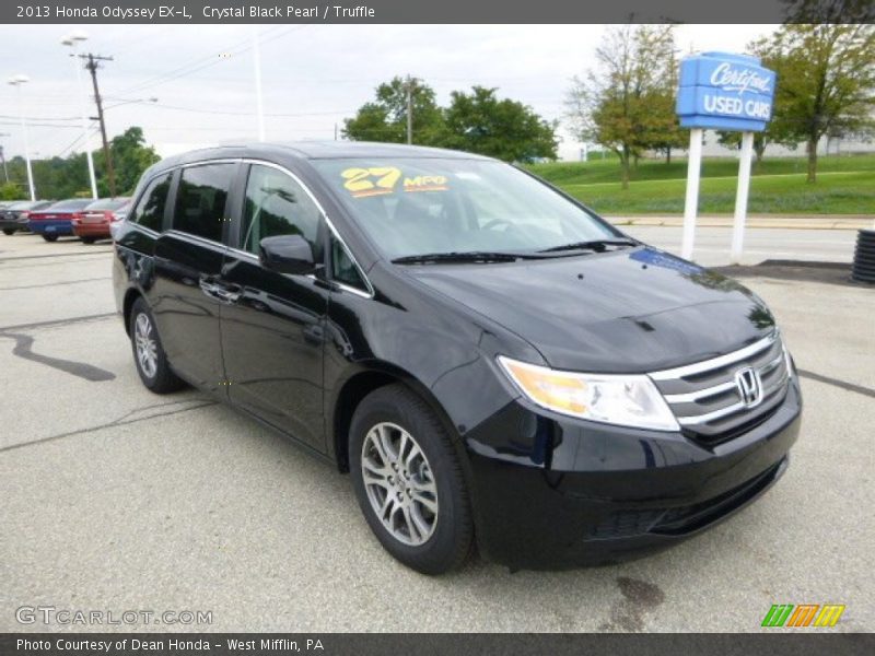 Crystal Black Pearl / Truffle 2013 Honda Odyssey EX-L