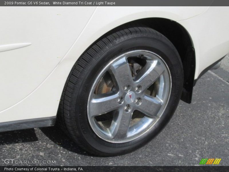 White Diamond Tri Coat / Light Taupe 2009 Pontiac G6 V6 Sedan