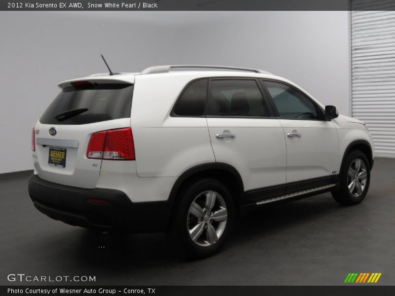 Snow White Pearl / Black 2012 Kia Sorento EX AWD