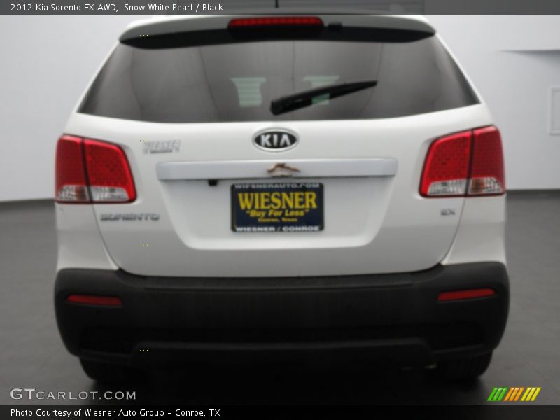 Snow White Pearl / Black 2012 Kia Sorento EX AWD