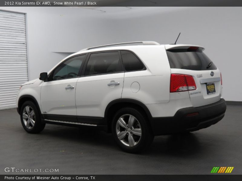 Snow White Pearl / Black 2012 Kia Sorento EX AWD