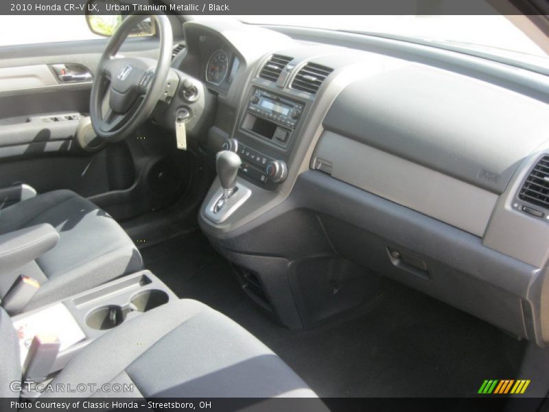 Urban Titanium Metallic / Black 2010 Honda CR-V LX