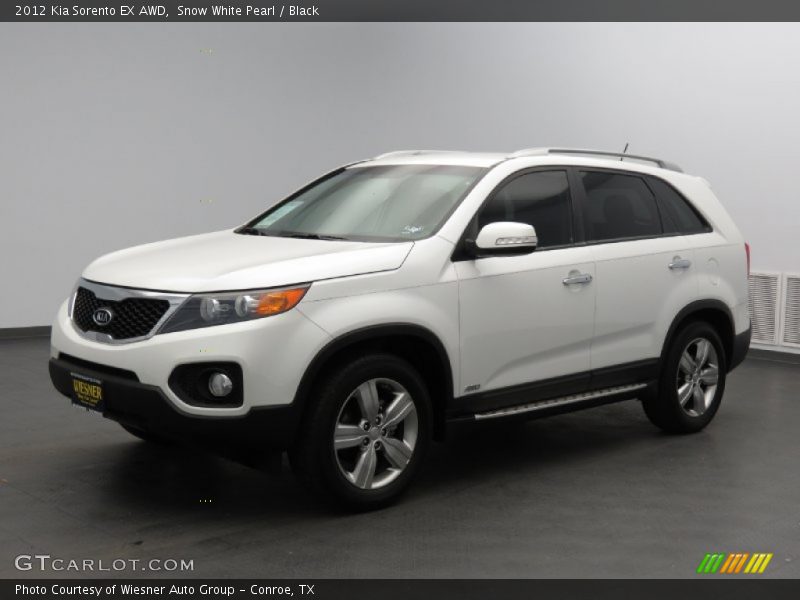 Snow White Pearl / Black 2012 Kia Sorento EX AWD