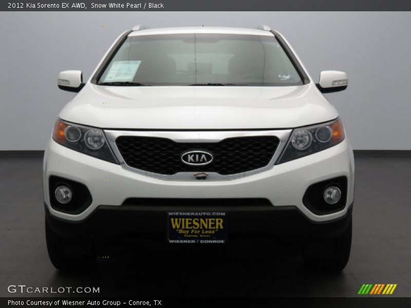 Snow White Pearl / Black 2012 Kia Sorento EX AWD