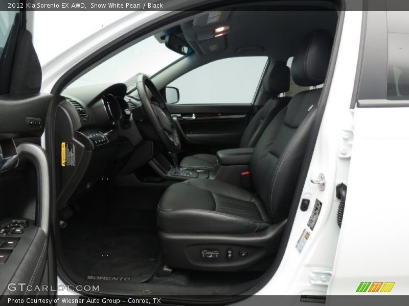 Front Seat of 2012 Sorento EX AWD