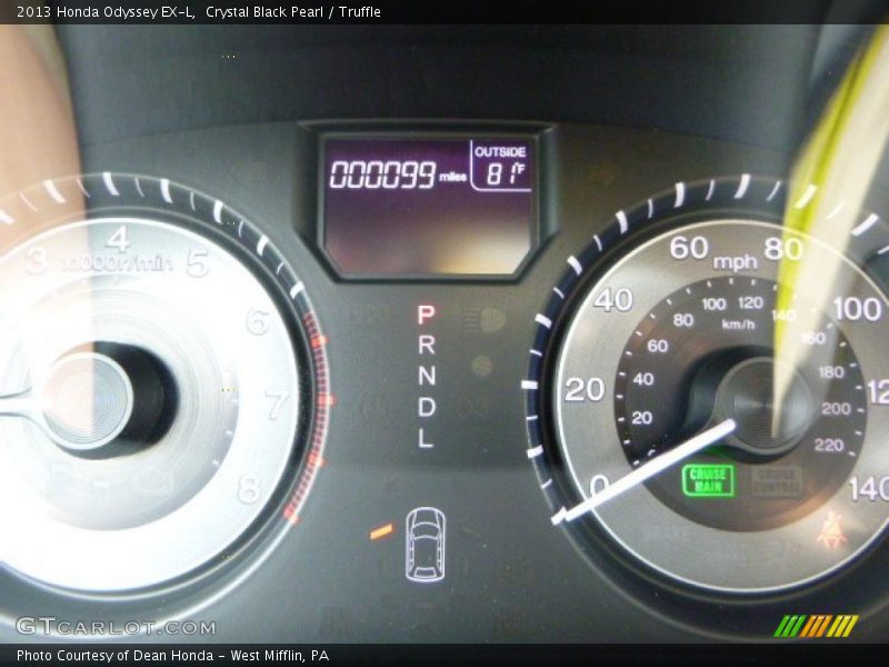 Crystal Black Pearl / Truffle 2013 Honda Odyssey EX-L