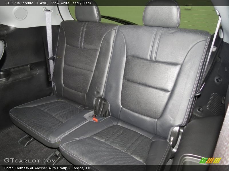 Rear Seat of 2012 Sorento EX AWD