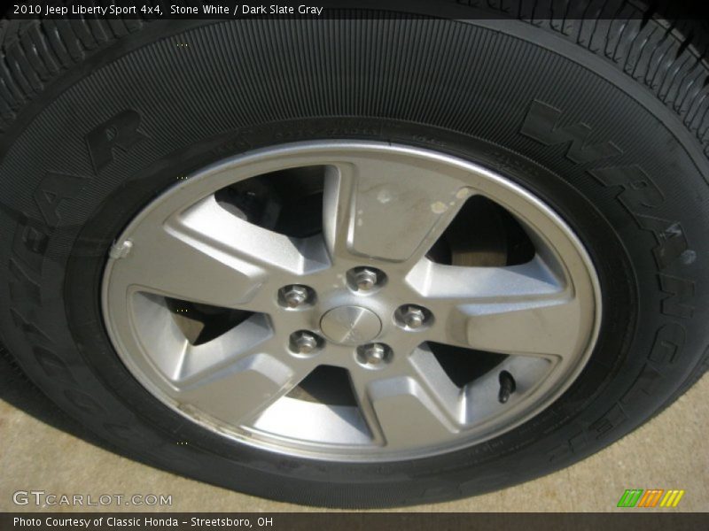 Stone White / Dark Slate Gray 2010 Jeep Liberty Sport 4x4