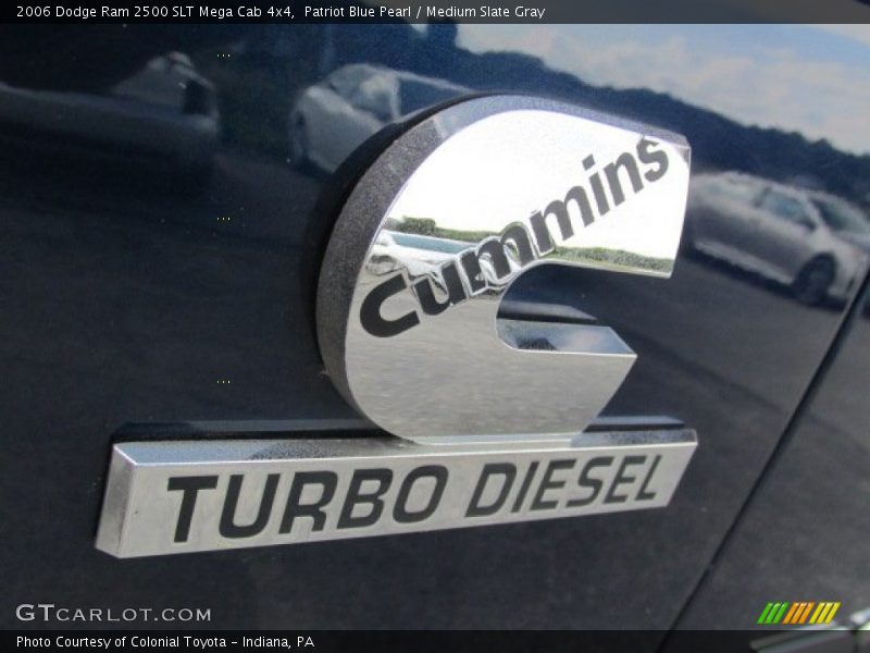 Patriot Blue Pearl / Medium Slate Gray 2006 Dodge Ram 2500 SLT Mega Cab 4x4