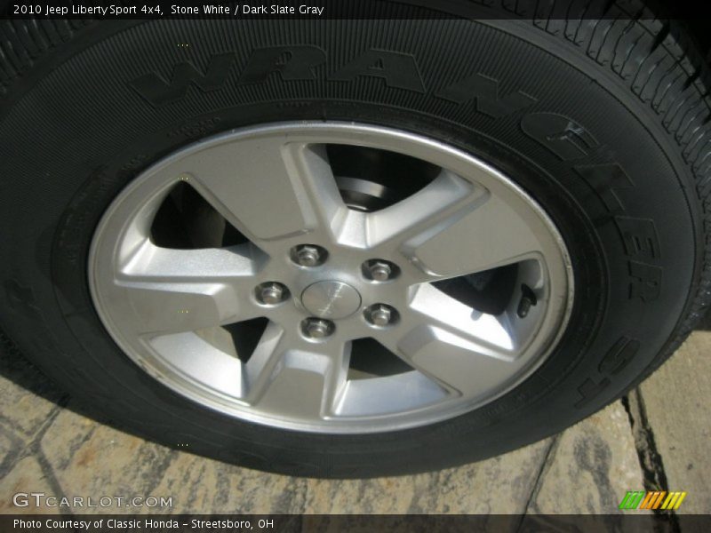 Stone White / Dark Slate Gray 2010 Jeep Liberty Sport 4x4