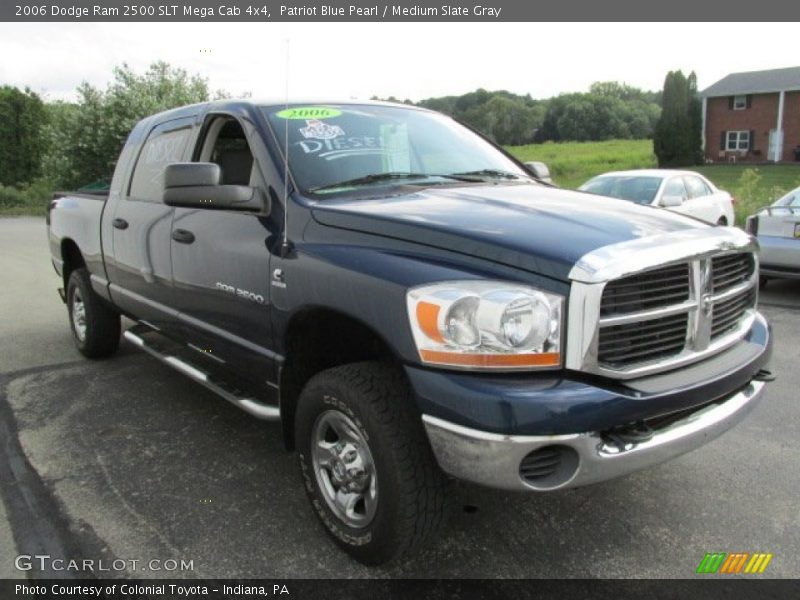 Patriot Blue Pearl / Medium Slate Gray 2006 Dodge Ram 2500 SLT Mega Cab 4x4