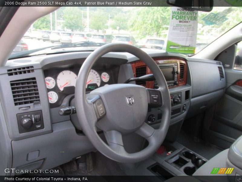 Patriot Blue Pearl / Medium Slate Gray 2006 Dodge Ram 2500 SLT Mega Cab 4x4