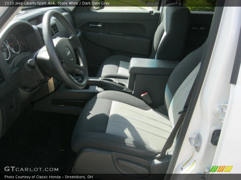 Stone White / Dark Slate Gray 2010 Jeep Liberty Sport 4x4