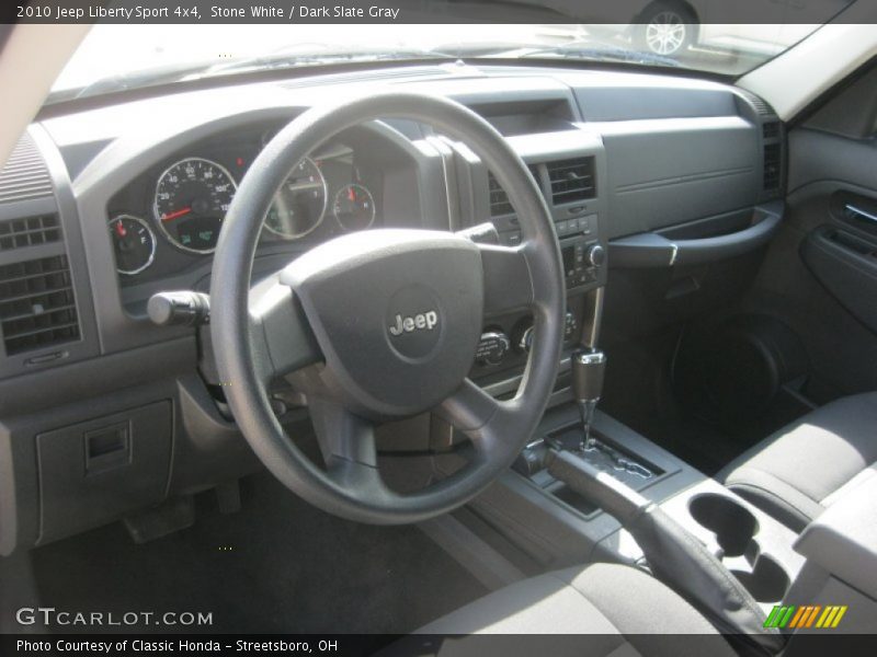 Stone White / Dark Slate Gray 2010 Jeep Liberty Sport 4x4