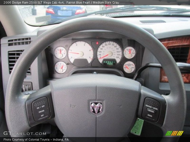 Patriot Blue Pearl / Medium Slate Gray 2006 Dodge Ram 2500 SLT Mega Cab 4x4
