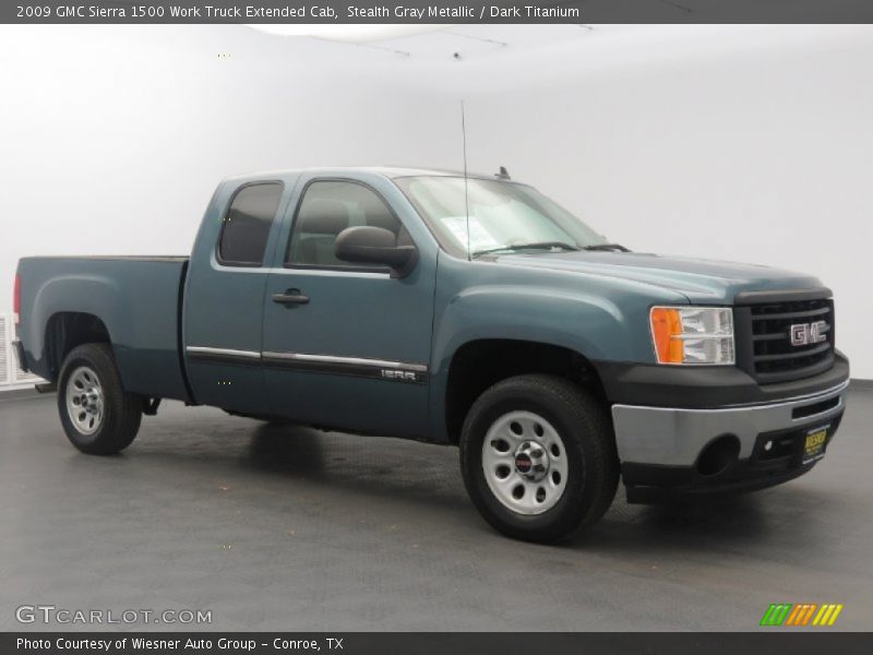 Stealth Gray Metallic / Dark Titanium 2009 GMC Sierra 1500 Work Truck Extended Cab