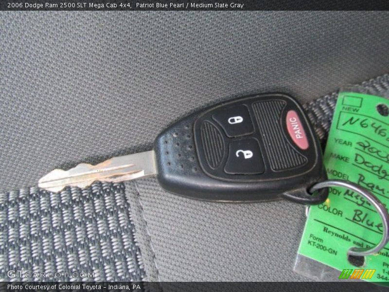 Patriot Blue Pearl / Medium Slate Gray 2006 Dodge Ram 2500 SLT Mega Cab 4x4