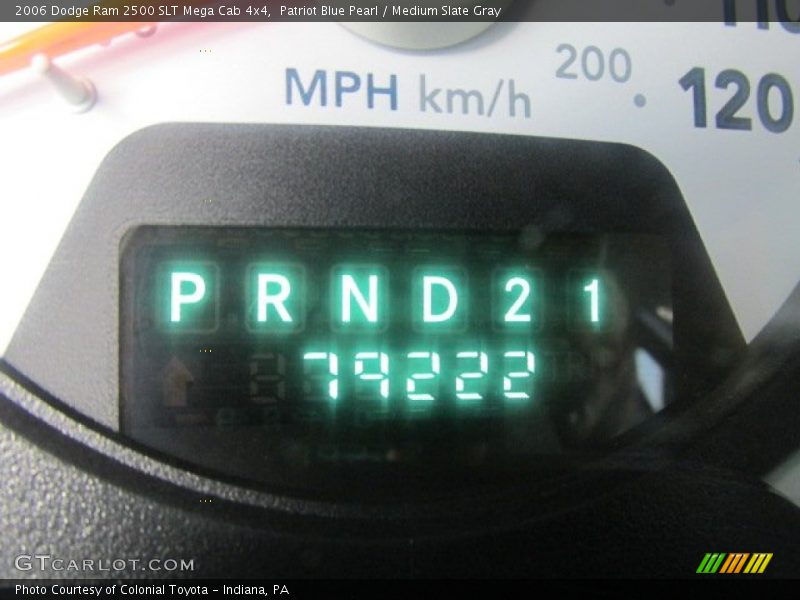 Patriot Blue Pearl / Medium Slate Gray 2006 Dodge Ram 2500 SLT Mega Cab 4x4