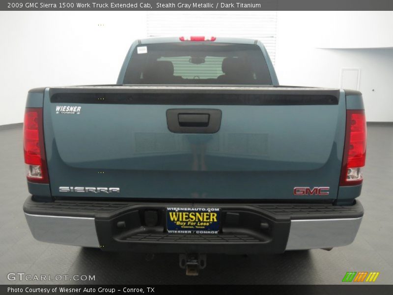 Stealth Gray Metallic / Dark Titanium 2009 GMC Sierra 1500 Work Truck Extended Cab