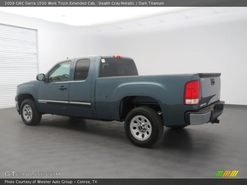 Stealth Gray Metallic / Dark Titanium 2009 GMC Sierra 1500 Work Truck Extended Cab