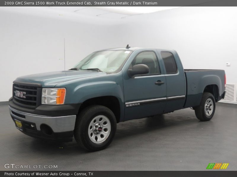 Stealth Gray Metallic / Dark Titanium 2009 GMC Sierra 1500 Work Truck Extended Cab
