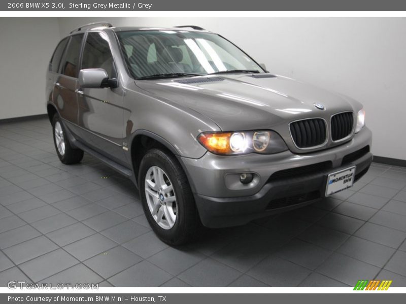 Sterling Grey Metallic / Grey 2006 BMW X5 3.0i