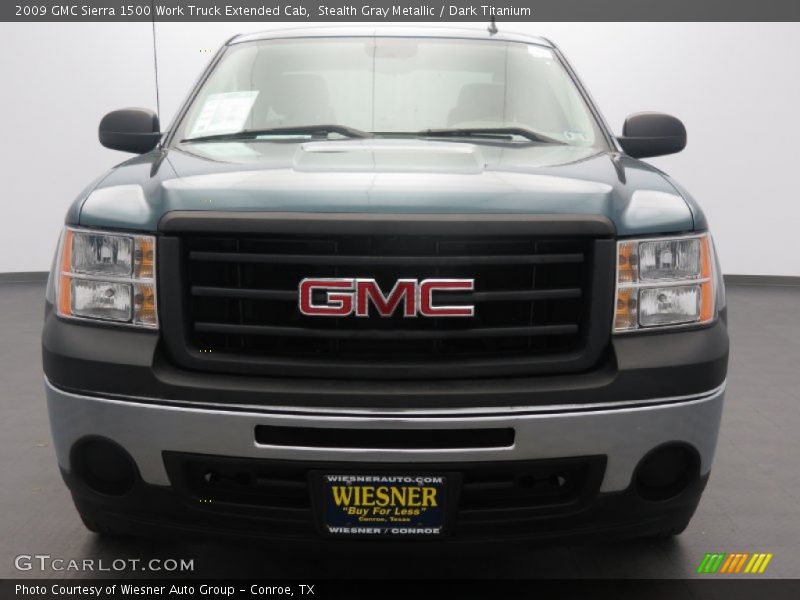 Stealth Gray Metallic / Dark Titanium 2009 GMC Sierra 1500 Work Truck Extended Cab