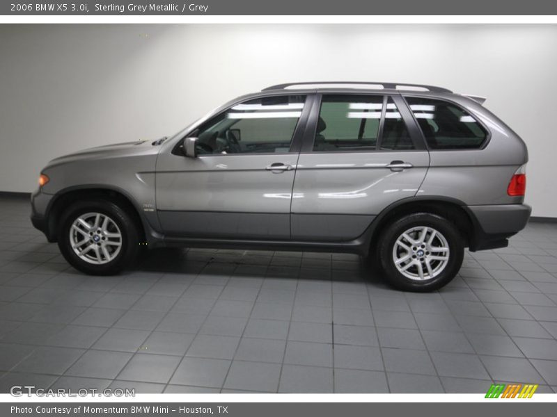 Sterling Grey Metallic / Grey 2006 BMW X5 3.0i