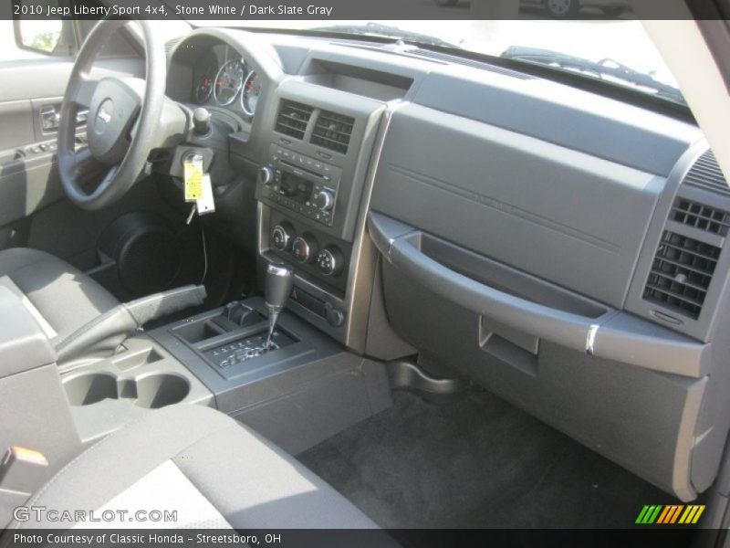 Stone White / Dark Slate Gray 2010 Jeep Liberty Sport 4x4